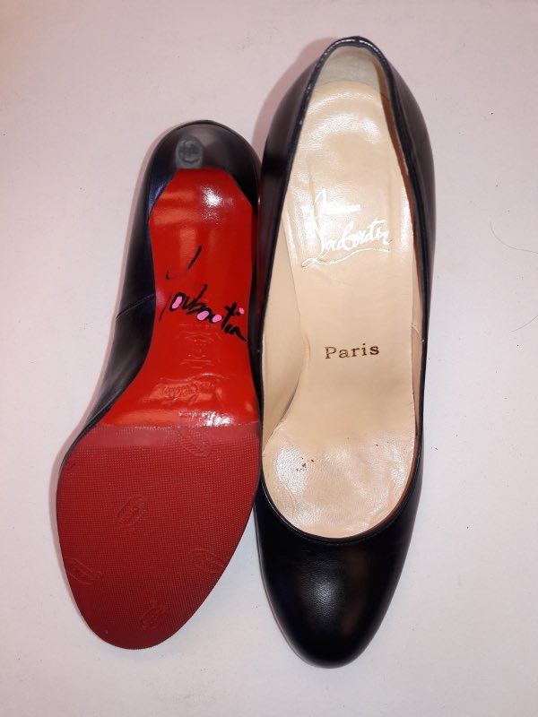 Restored red-sole Christian Louboutin designer heels